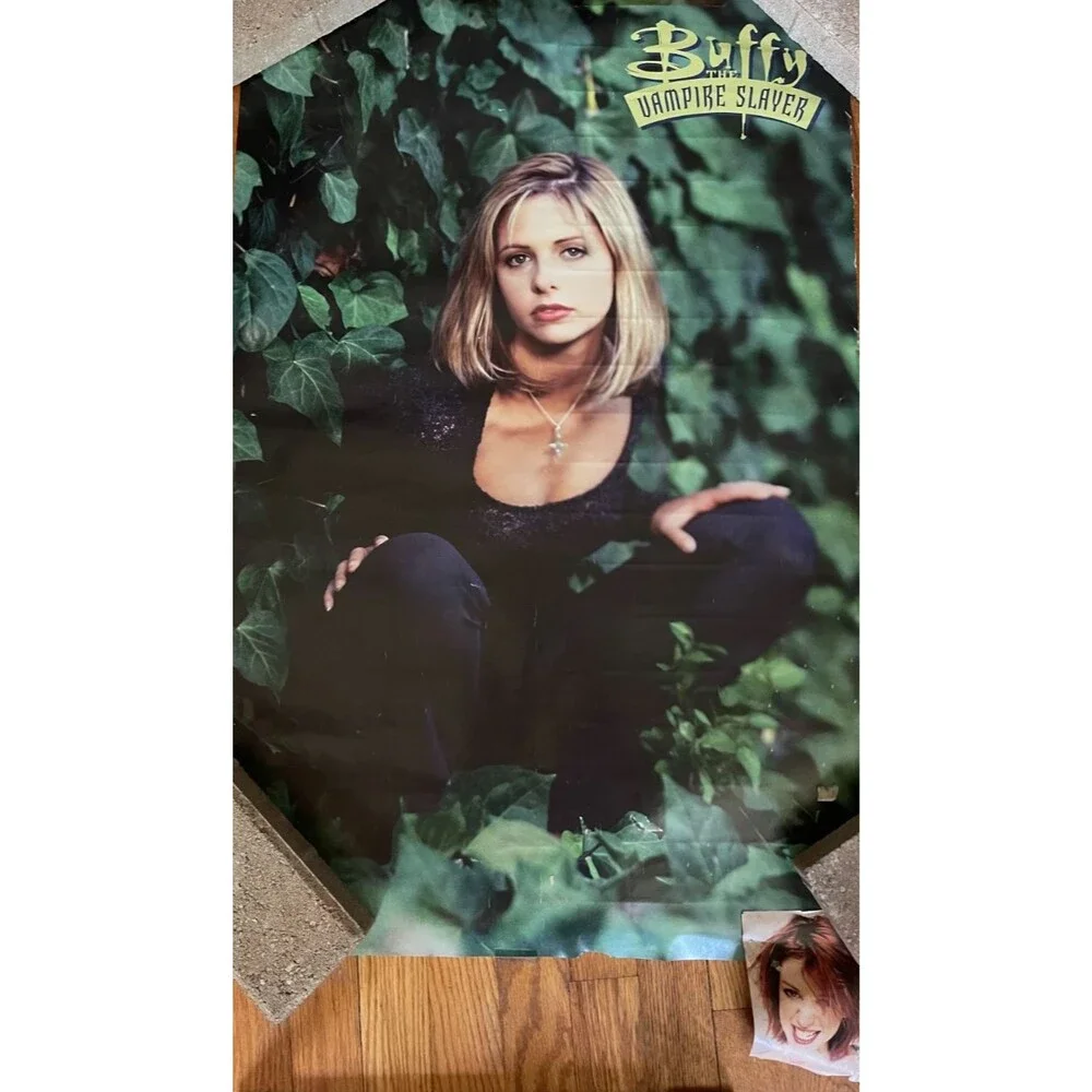 Vintage Buffy The Vampire Slayer Poster Buffy in Ivy Sarah Michelle Gellar 1998